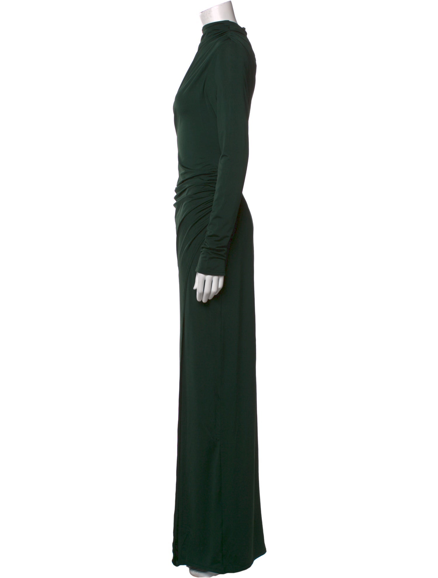 LAPOINTE Mock Neck Long Dress