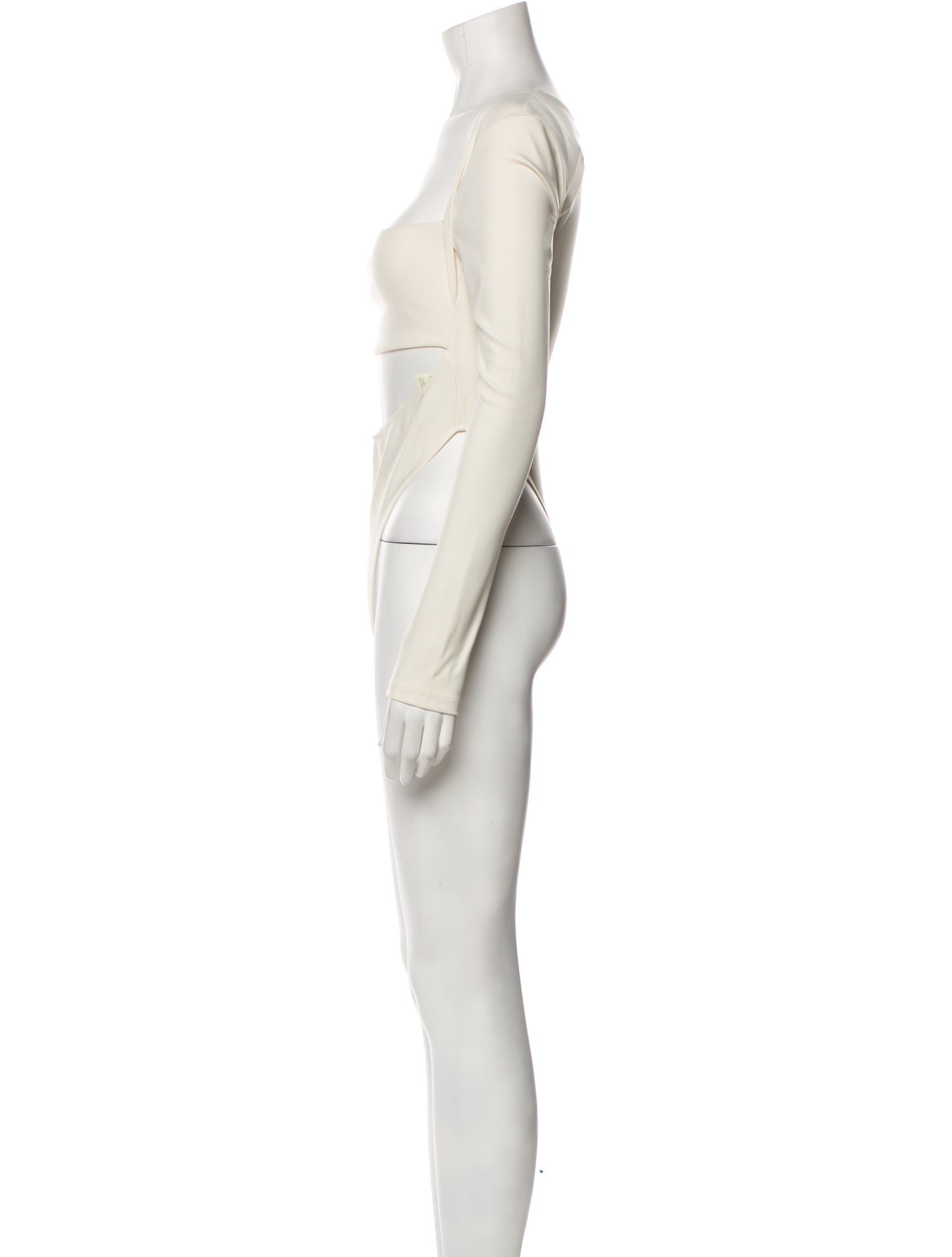 LAPOINTE Square Neckline Long Sleeve Bodysuit w/ Tags