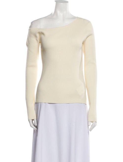 LAPOINTE One-Shoulder Long Sleeve Top