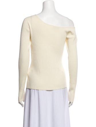 LAPOINTE One-Shoulder Long Sleeve Top