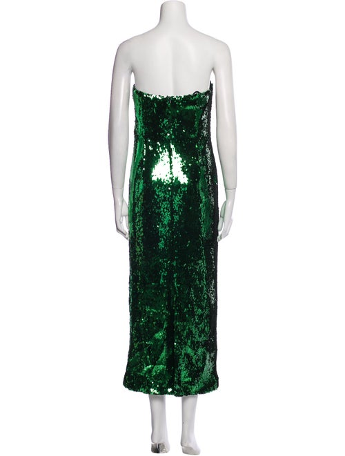 LAPOINTE Strapless Midi Length Dress