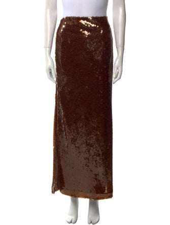 LAPOINTE Sequin Embellishments Long Skirt