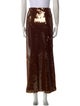 LAPOINTE Sequin Embellishments Long Skirt