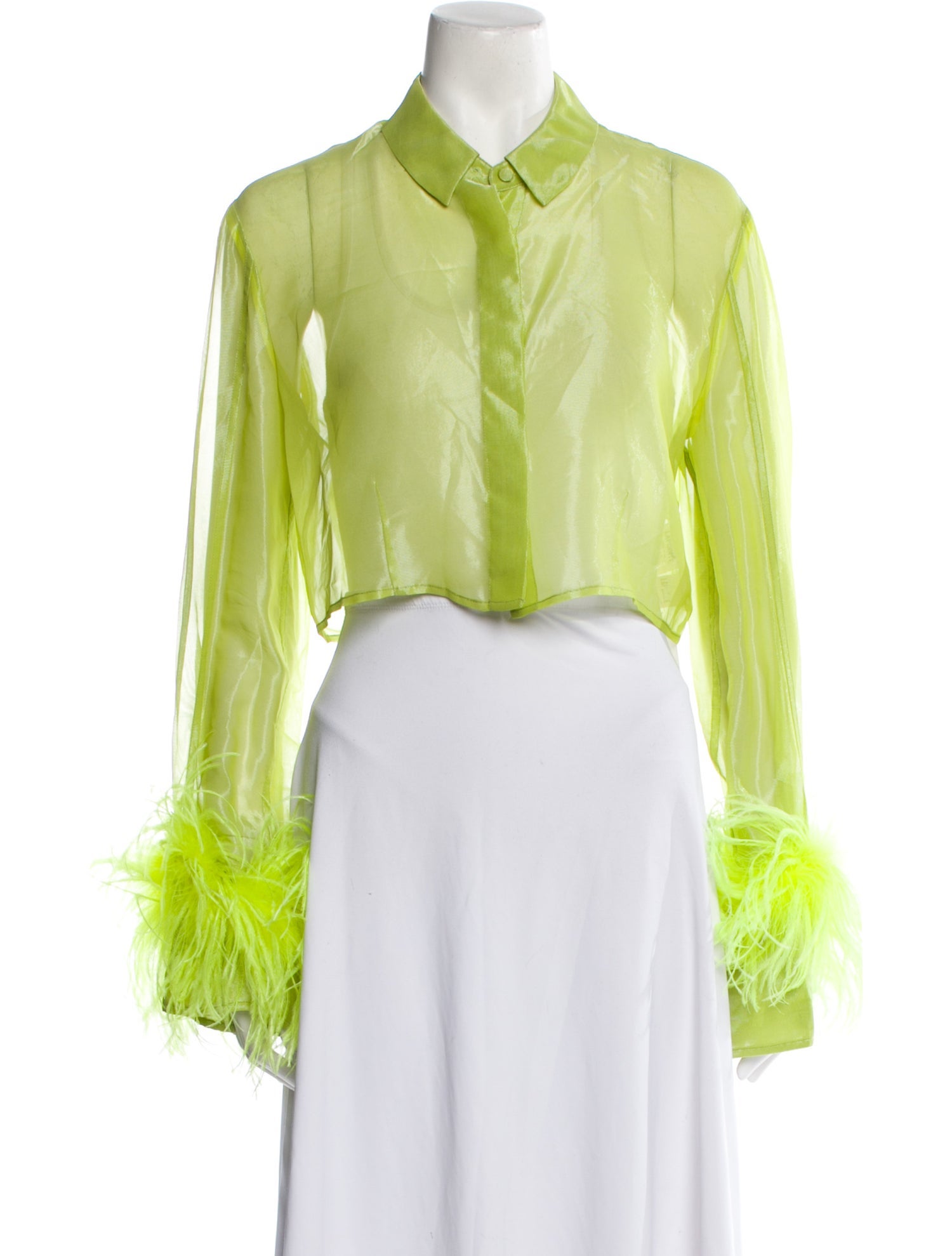 LAPOINTE Long Sleeve Crop Top