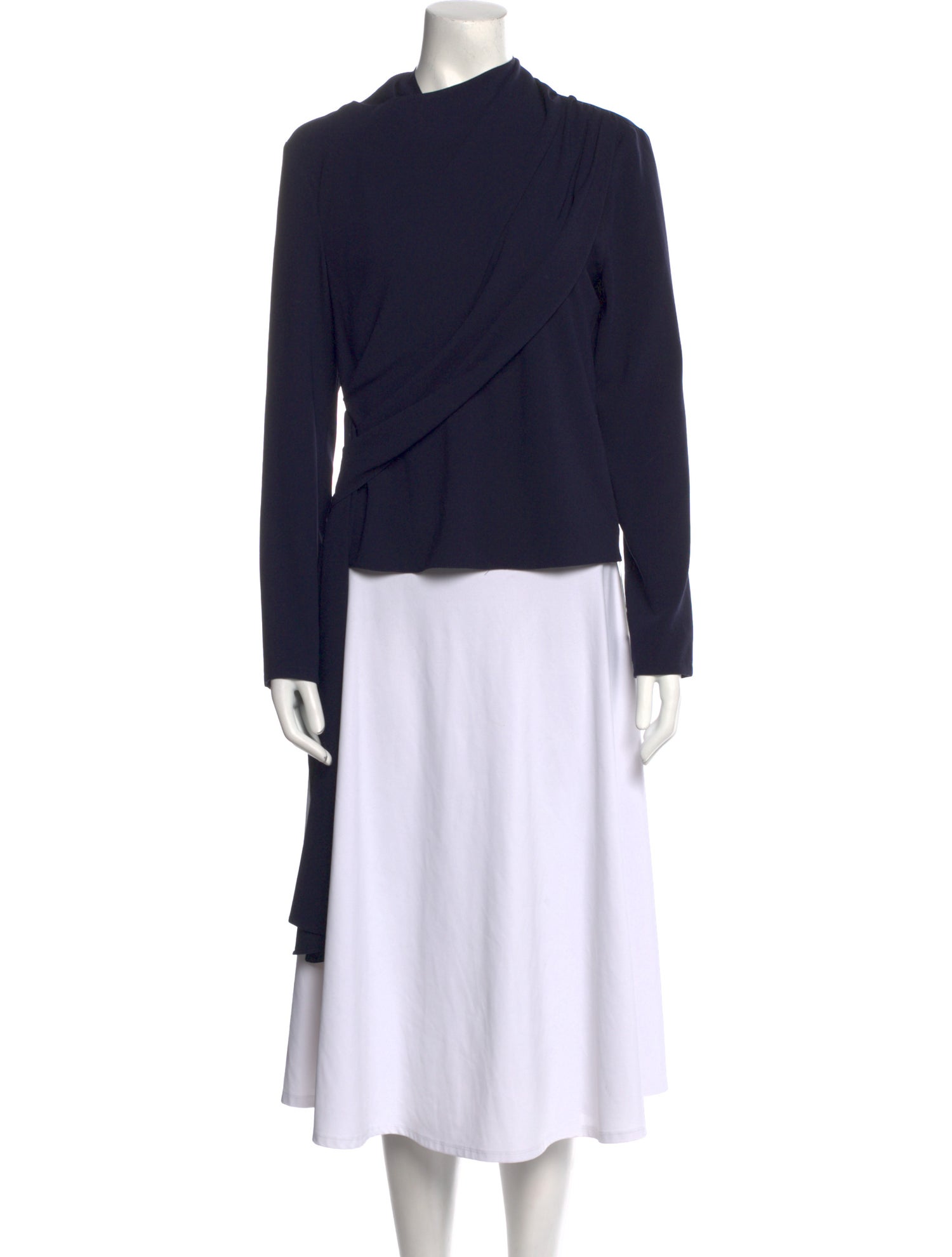 LAPOINTE Cowl Neck Long Sleeve Top