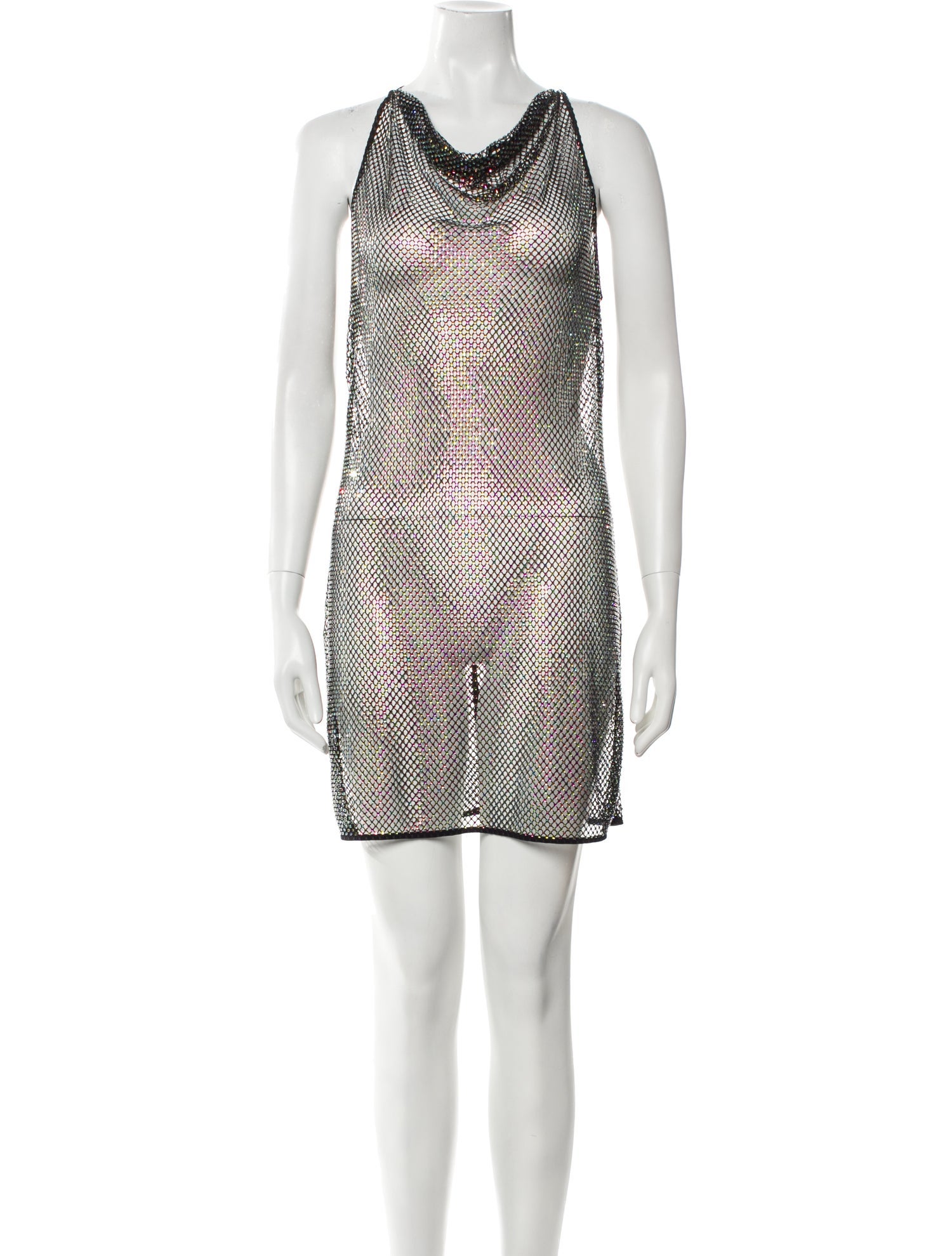 LAPOINTE Mesh Mini Dress