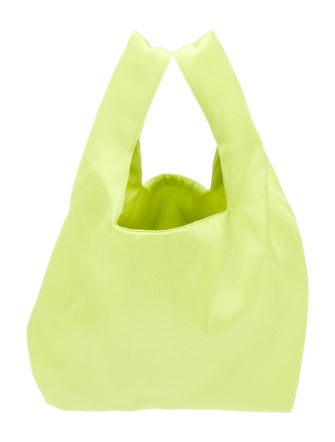 LAPOINTE Satin Top Handle Bag