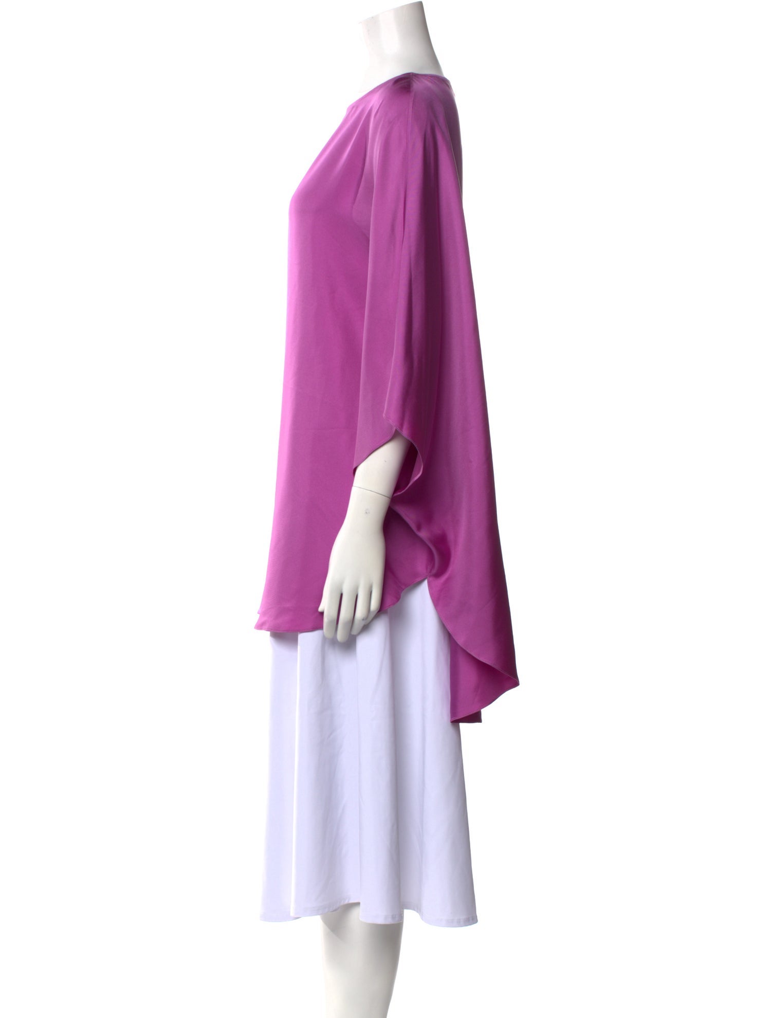 LAPOINTE Bateau Neckline Three-Quarter Sleeve Tunic