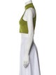 LAPOINTE Mock Neck Sleeveless Crop Top