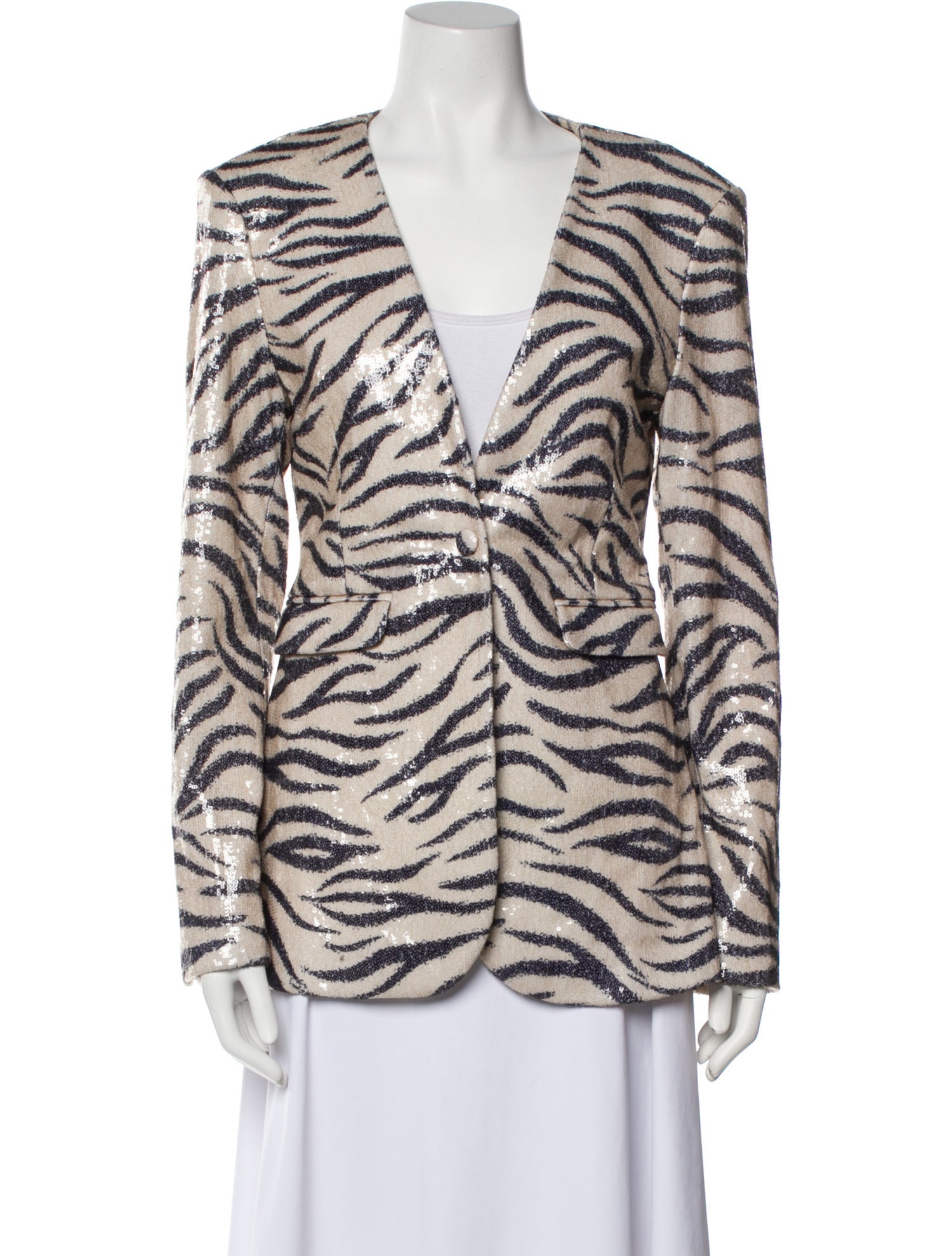 LAPOINTE Animal Print Jacket