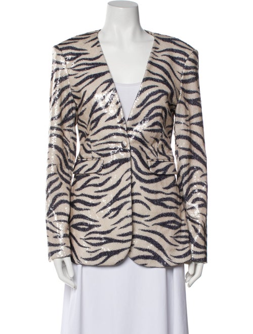 LAPOINTE Animal Print Jacket