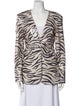 LAPOINTE Animal Print Jacket