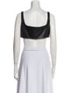 LAPOINTE Square Neckline Sleeveless Crop Top