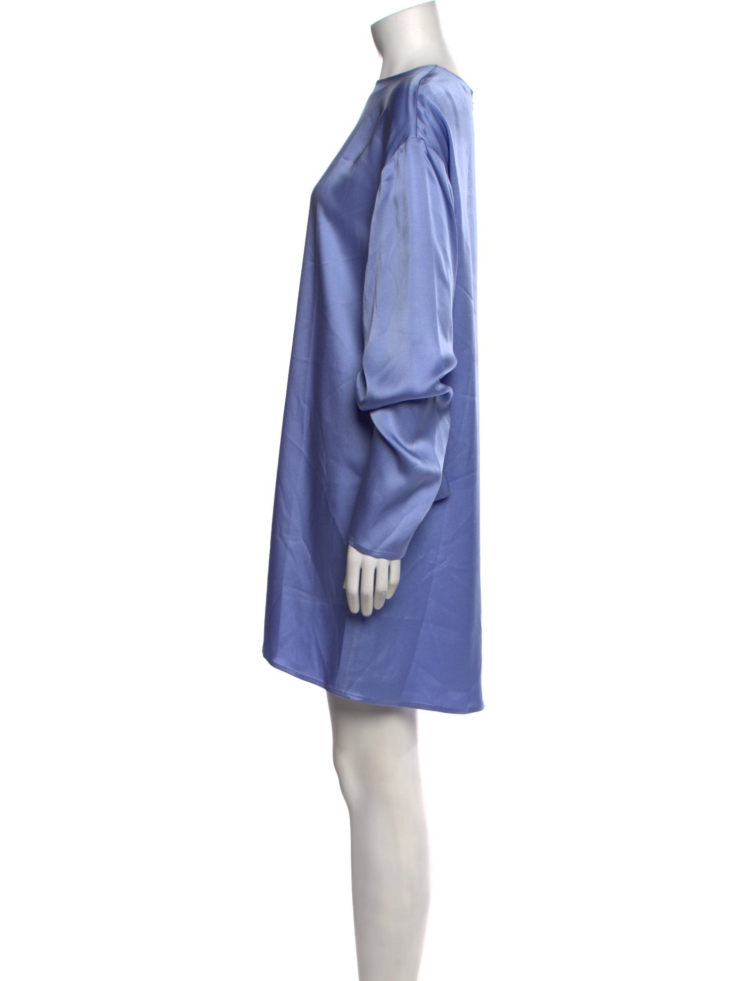 LAPOINTE Crew Neck Mini Dress