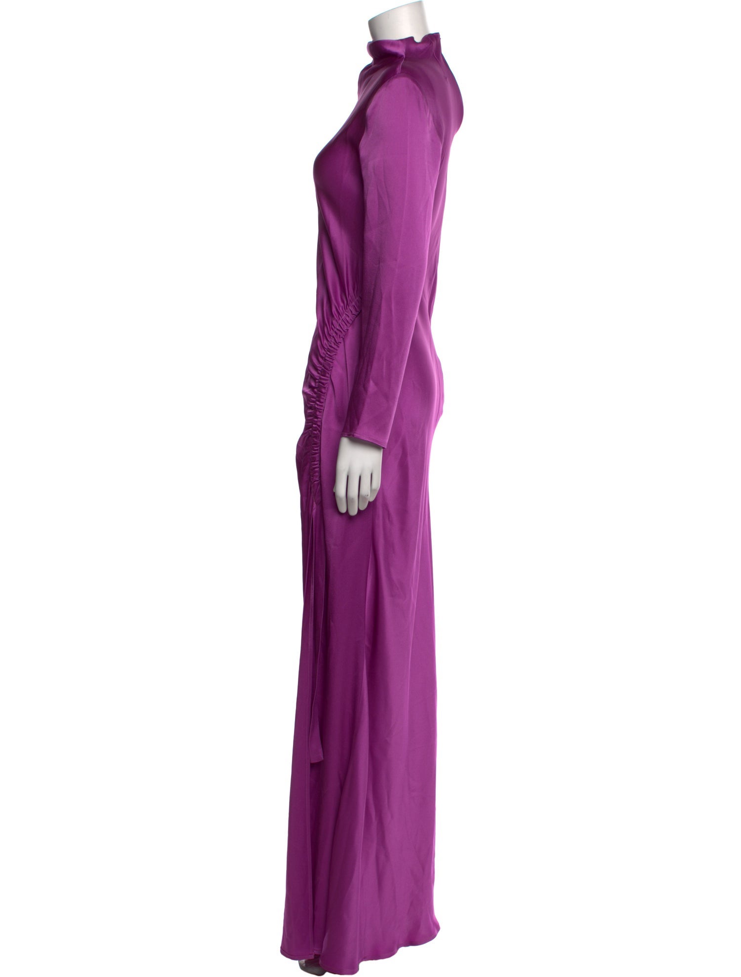 LAPOINTE Mock Neck Long Dress