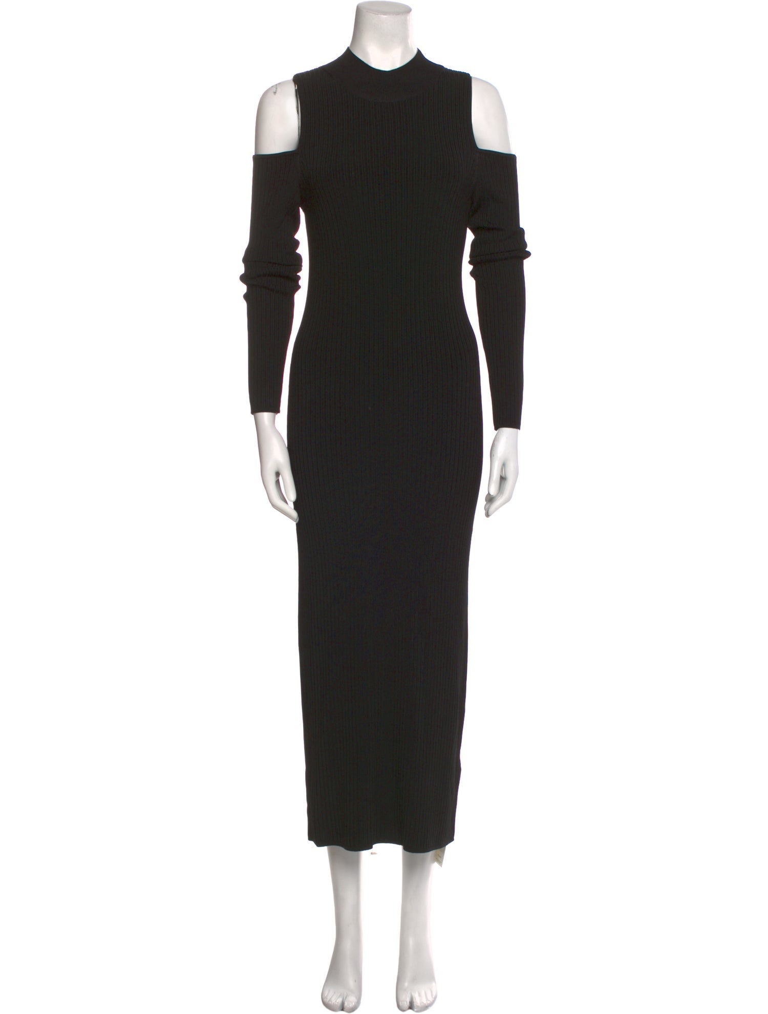 LAPOINTE Mock Neck Long Dress