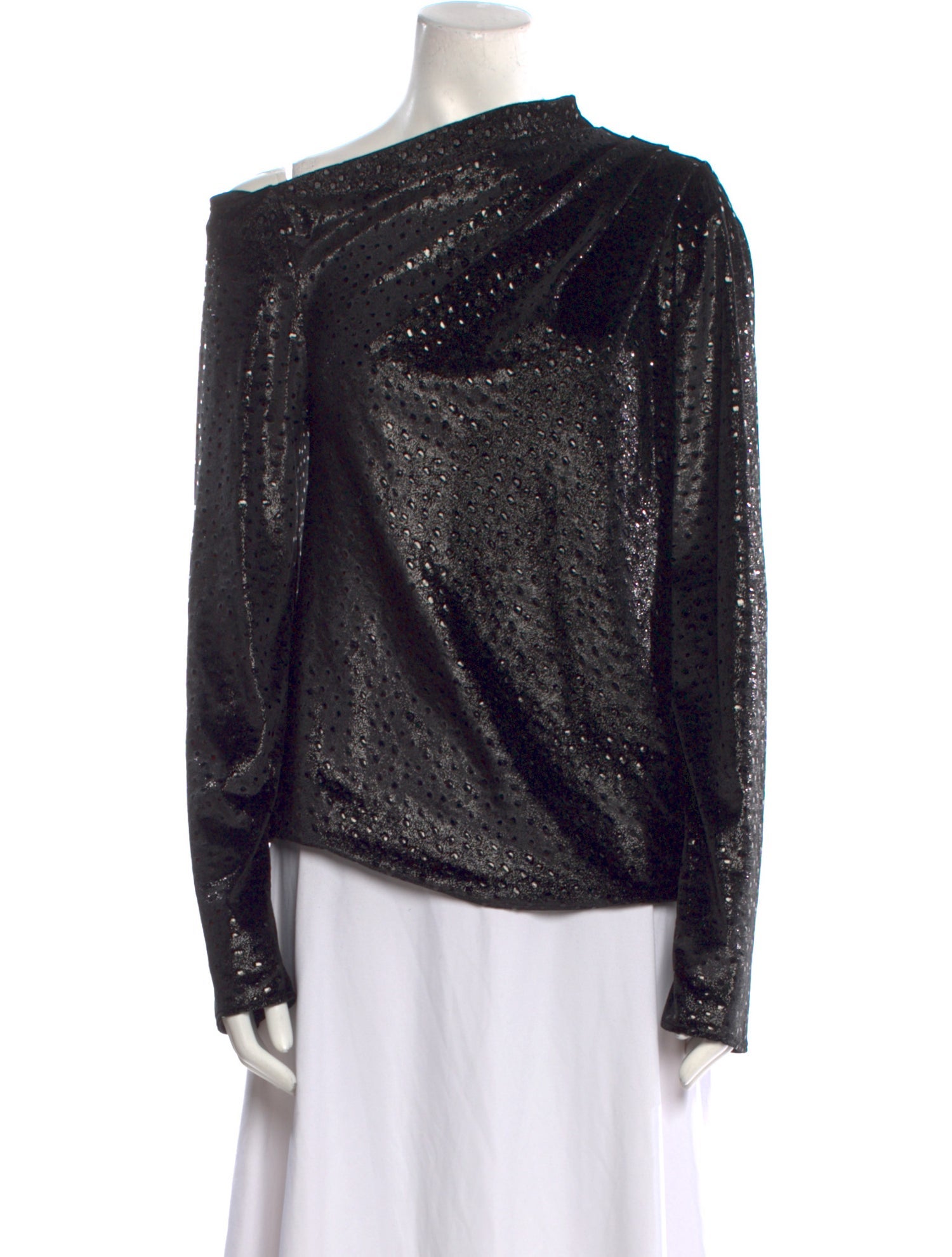 LAPOINTE Velvet Asymmetrical Top