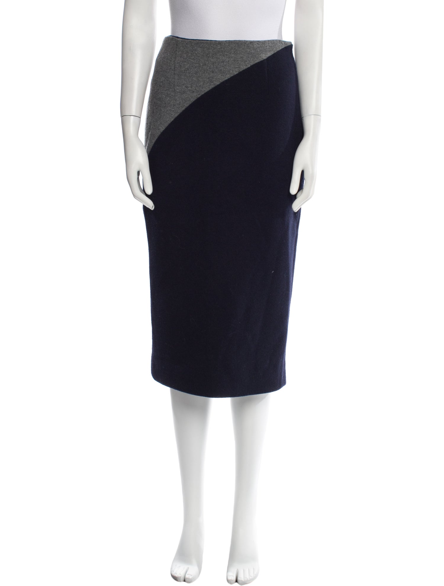 LAPOINTE Cashmere Midi Length Skirt