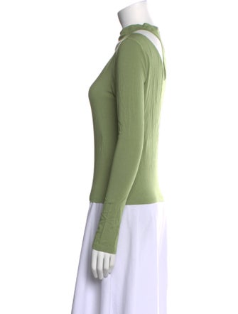 LAPOINTE One-Shoulder Long Sleeve Top