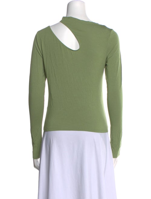 LAPOINTE One-Shoulder Long Sleeve Top