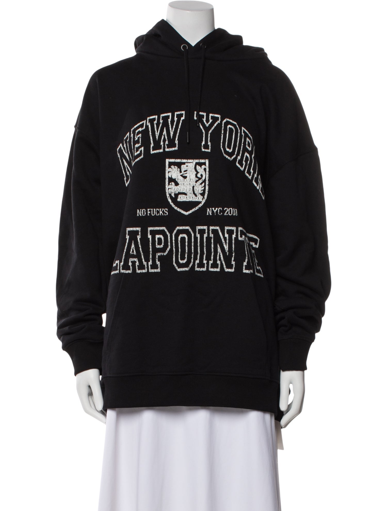 LAPOINTE Graphic Print Crew Neck Sweatshirt