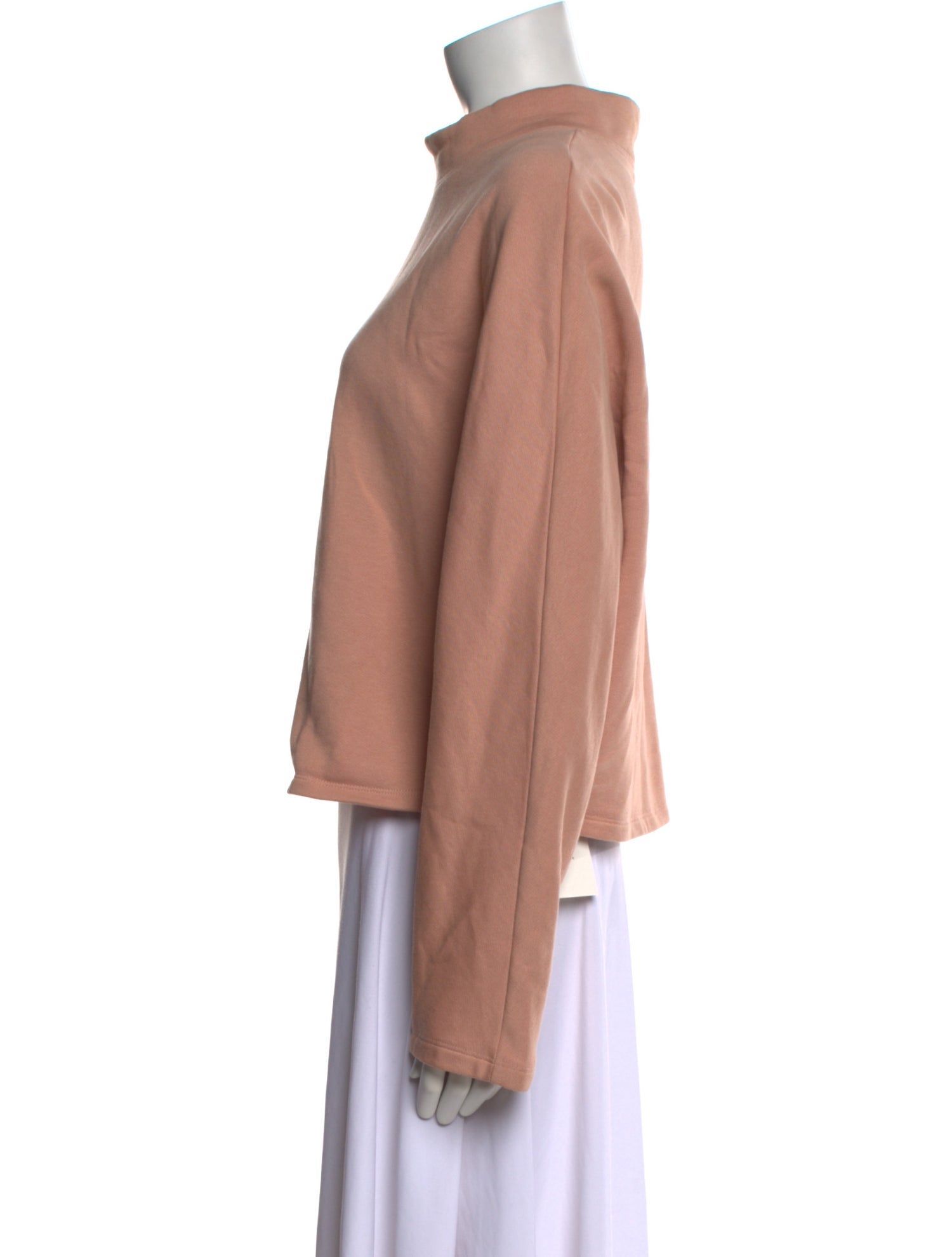 LAPOINTE Mock Neck Long Sleeve Sweatshirt