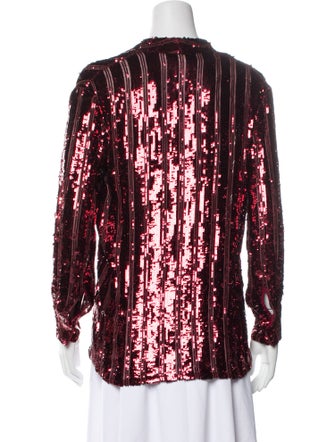 LAPOINTE Striped Evening Jacket