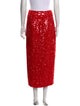 LAPOINTE Sequin Embellishments Midi Length Skirt