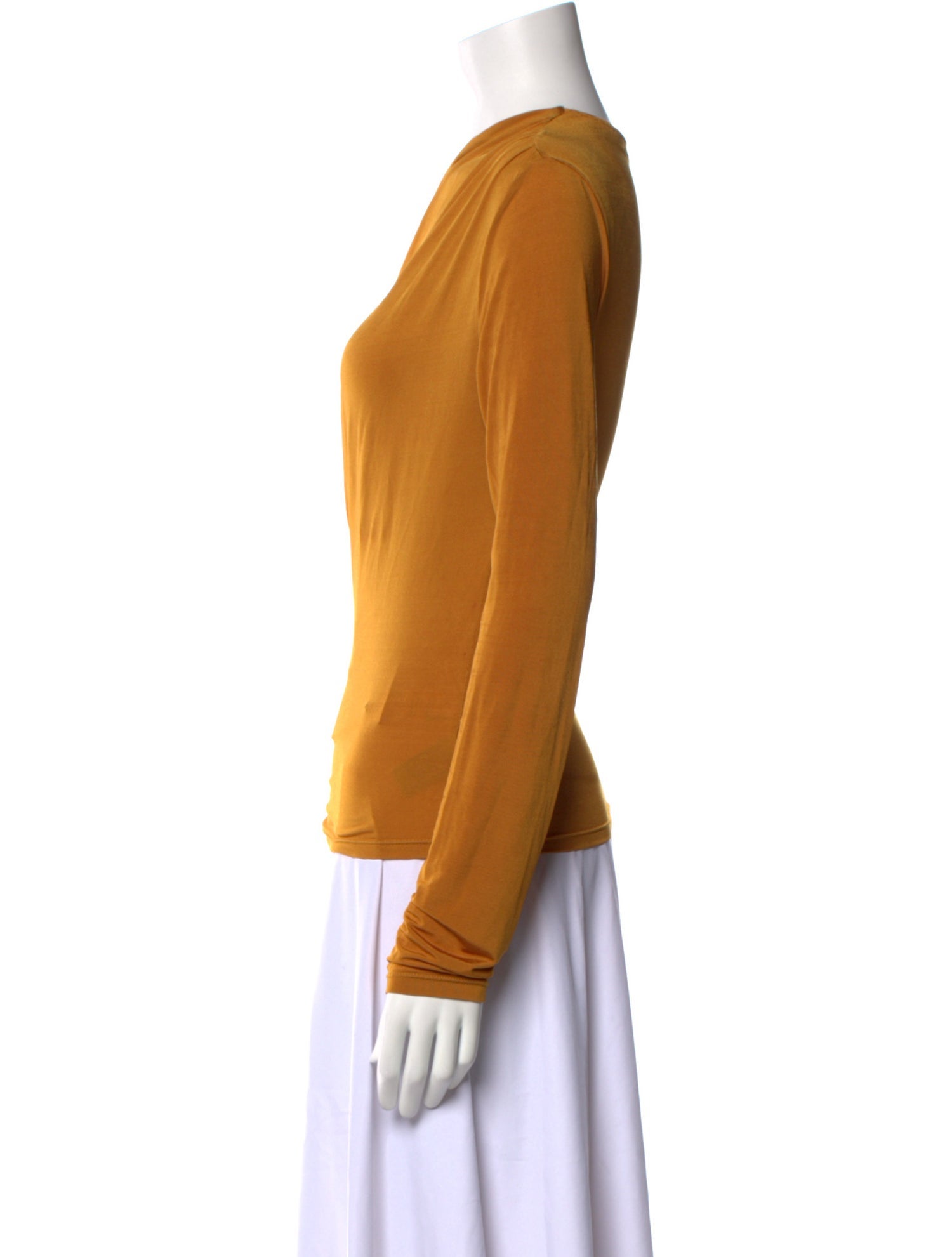 LAPOINTE Asymmetrical Long Sleeve Top