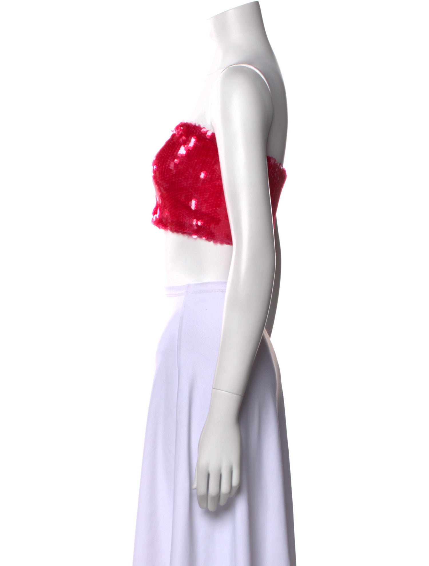 LAPOINTE Strapless Crop Top w/ Tags