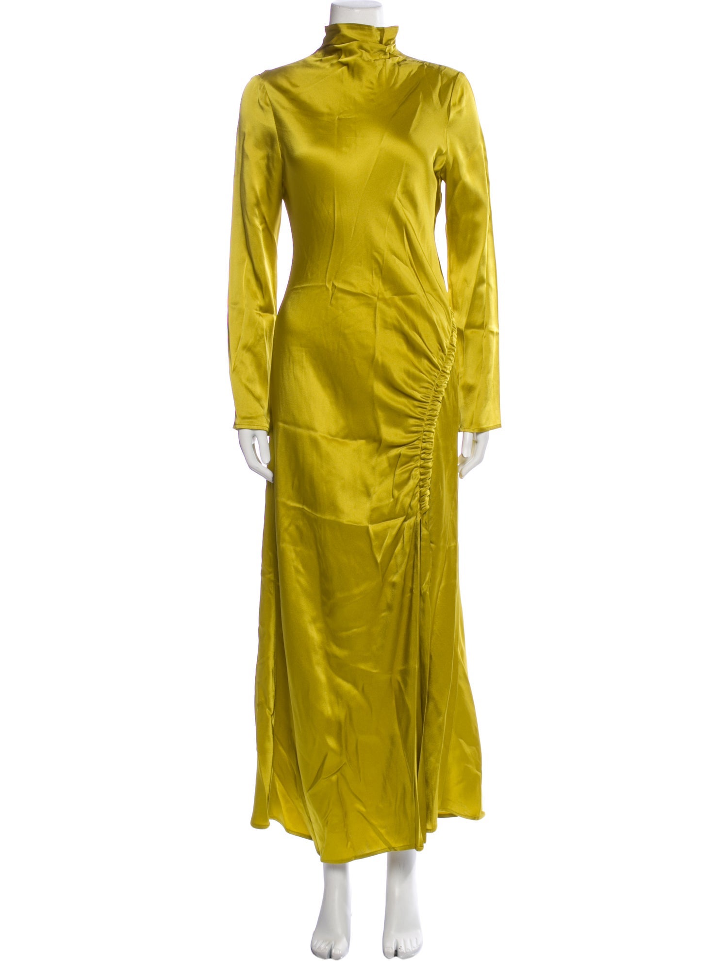 LAPOINTE Turtleneck Long Dress