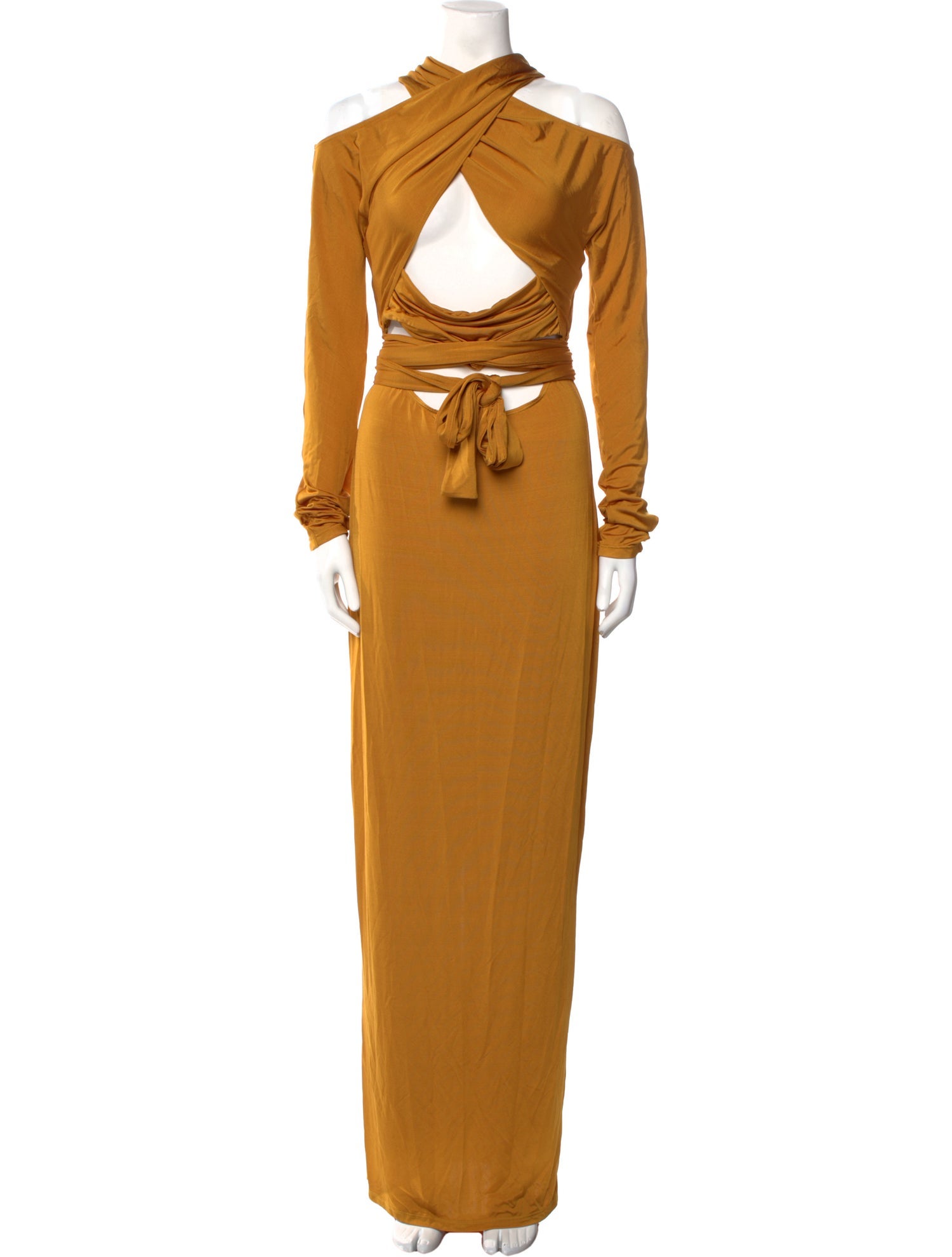 LAPOINTE V-Neck Long Dress w/ Tags