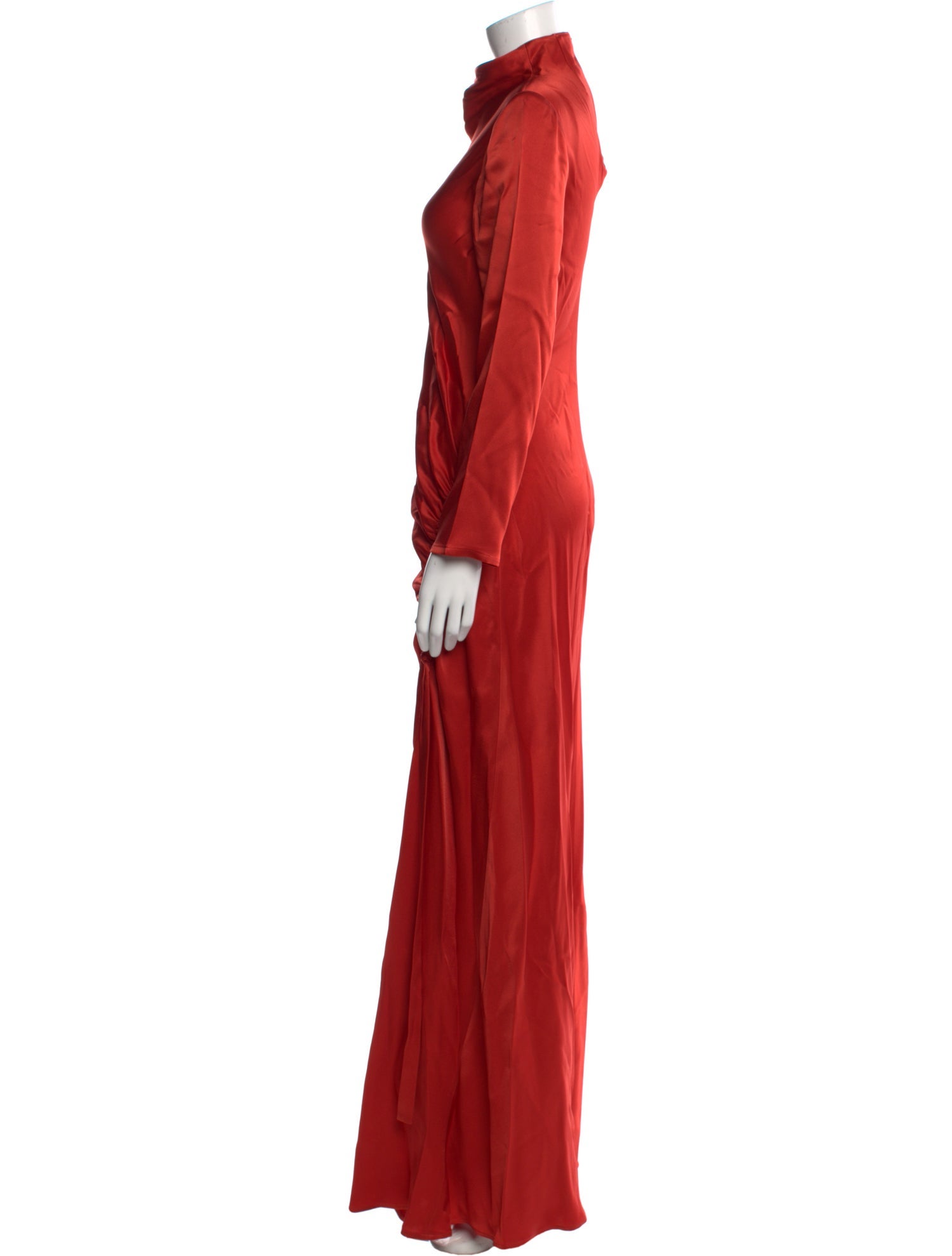 LAPOINTE Turtleneck Long Dress