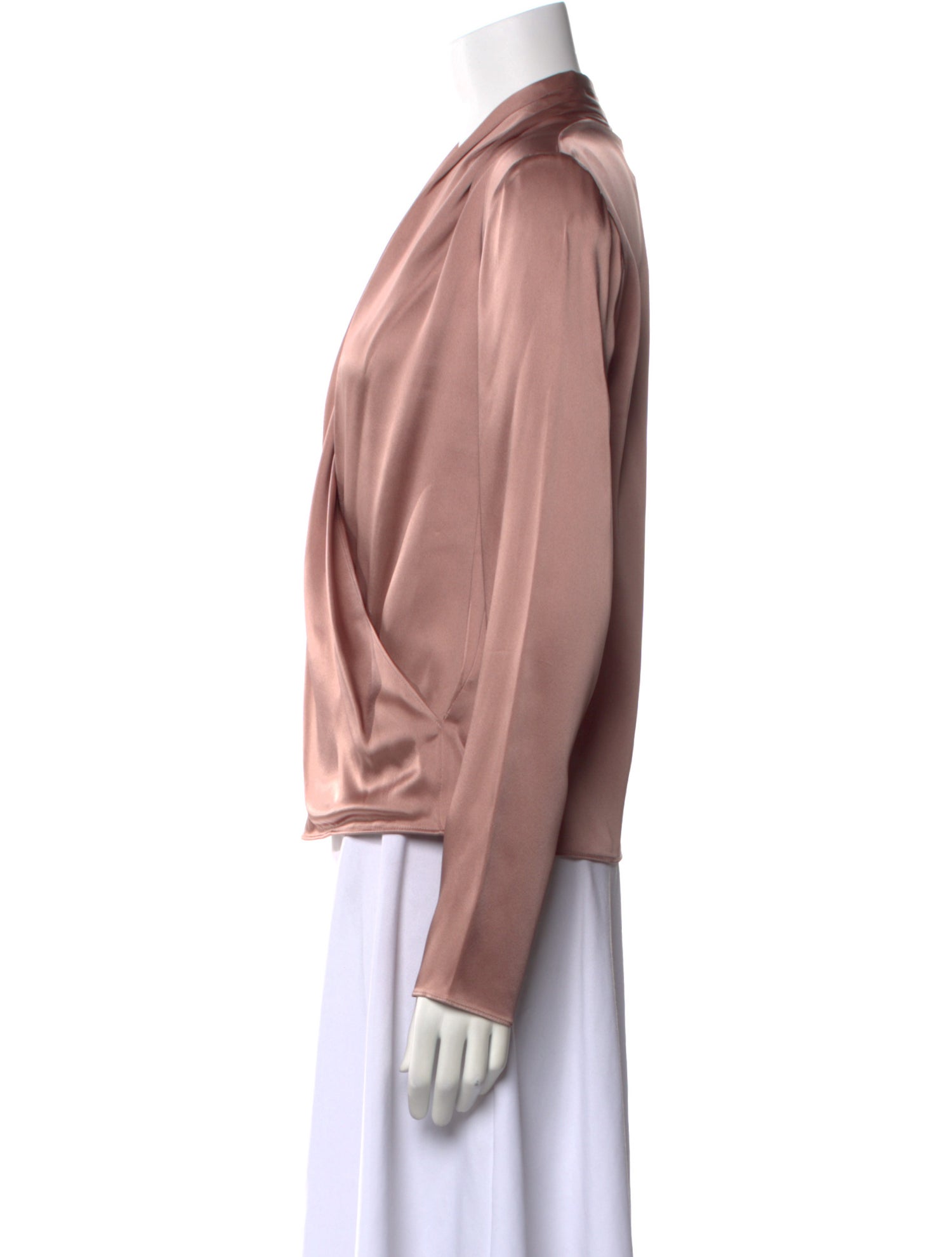 LAPOINTE V-Neck Long Sleeve Blouse w/ Tags