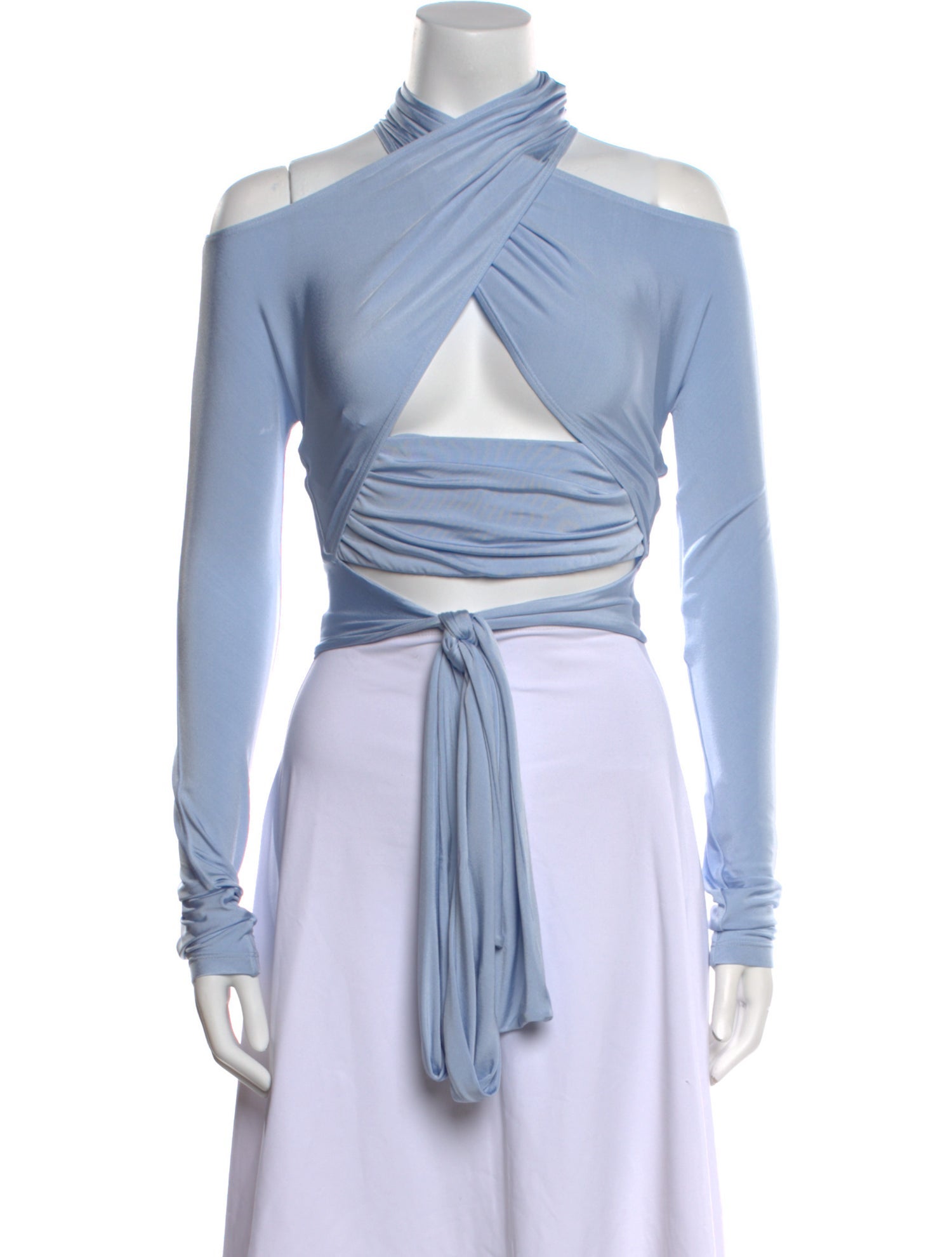 LAPOINTE Turtleneck Long Sleeve Crop Top w/ Tags