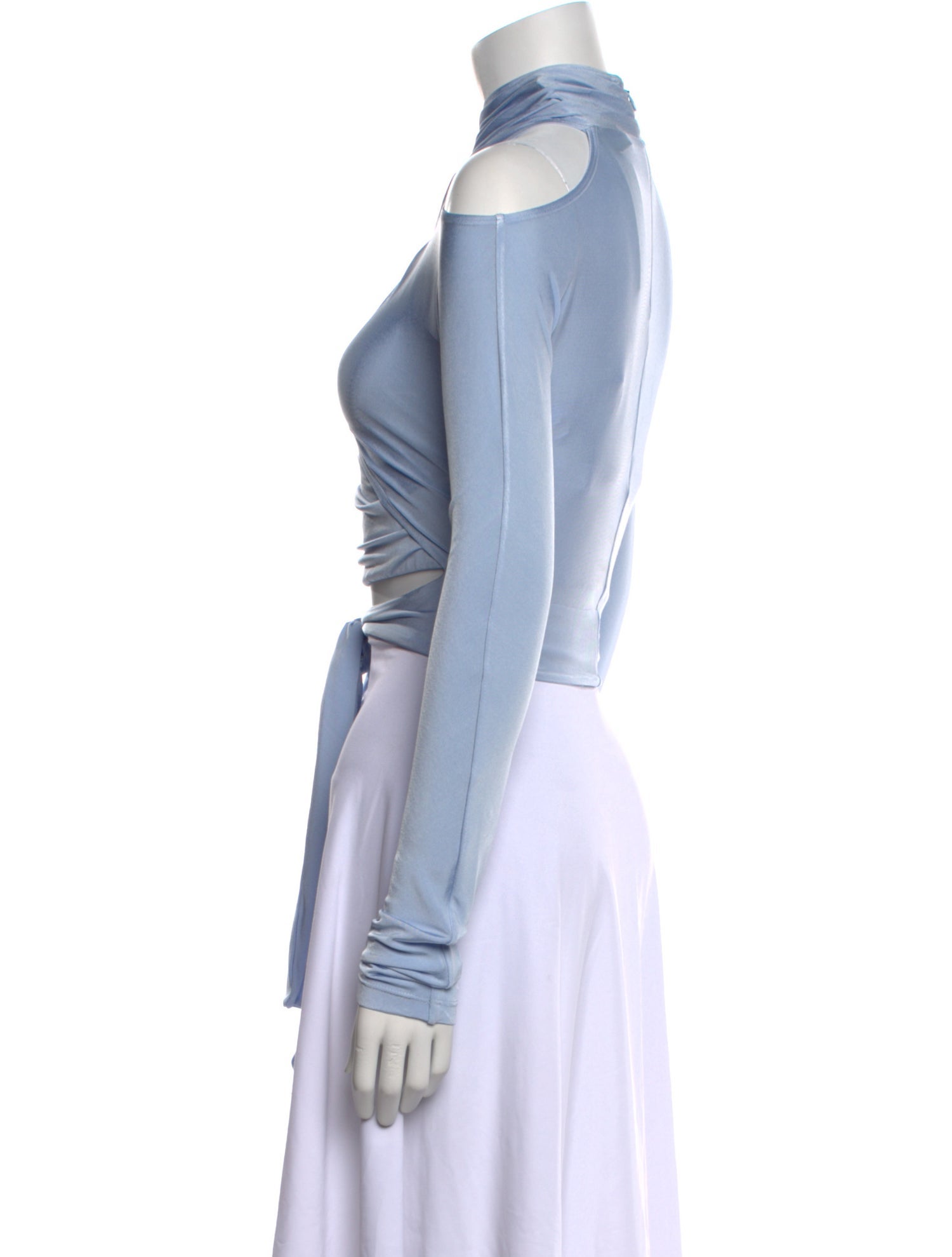 LAPOINTE Turtleneck Long Sleeve Crop Top w/ Tags