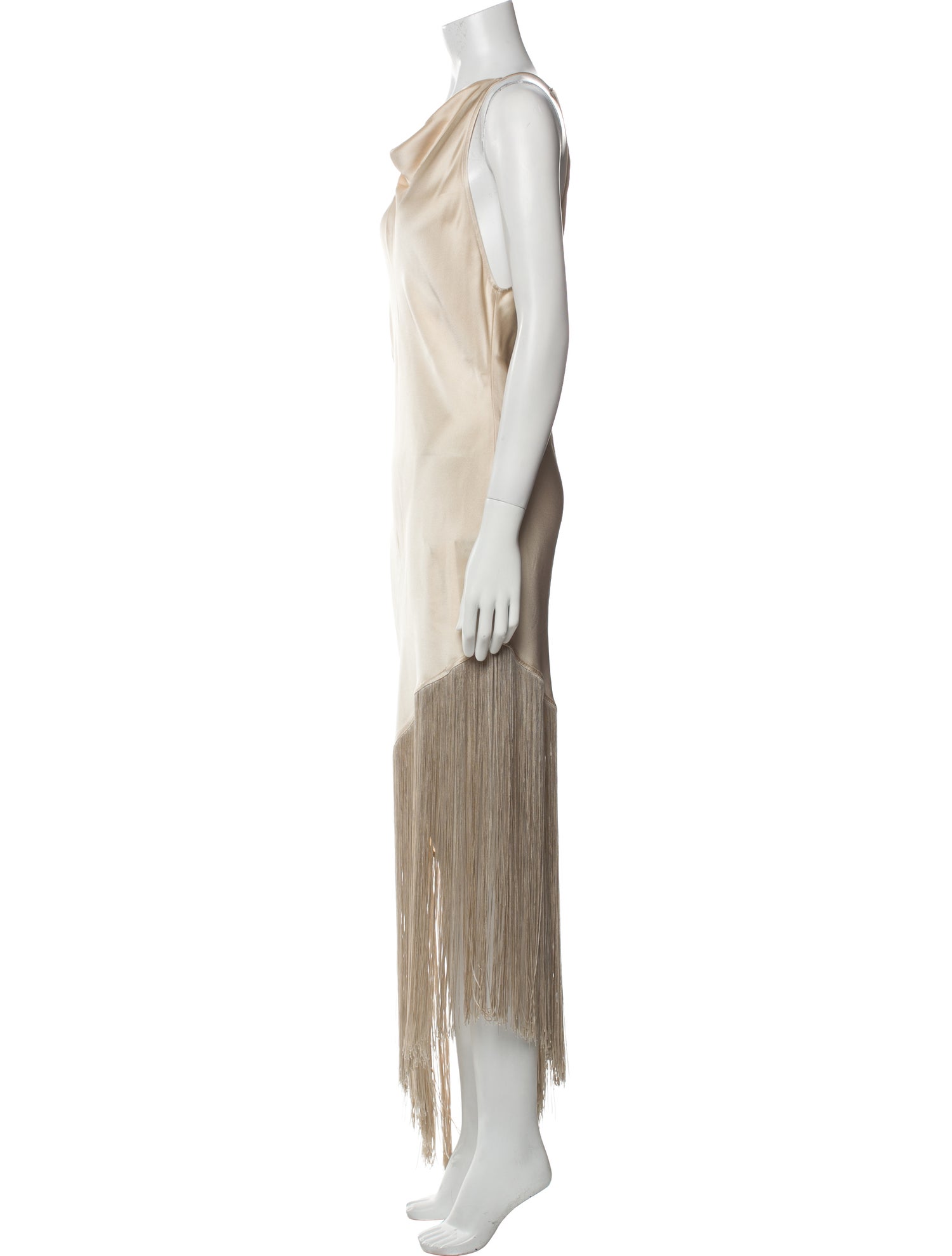 LAPOINTE Cowl Neck Midi Length Dress