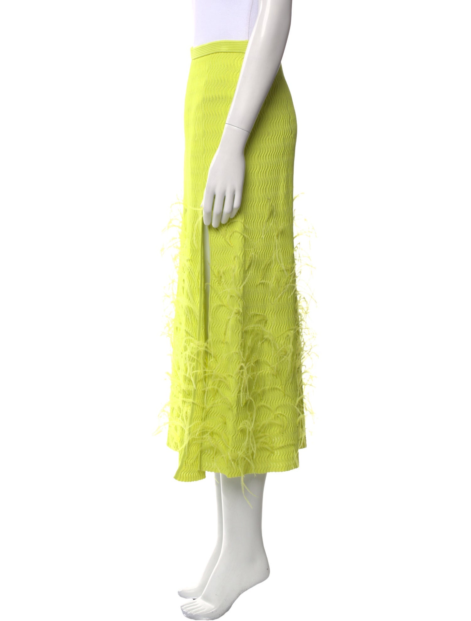 LAPOINTE Printed Midi Length Skirt