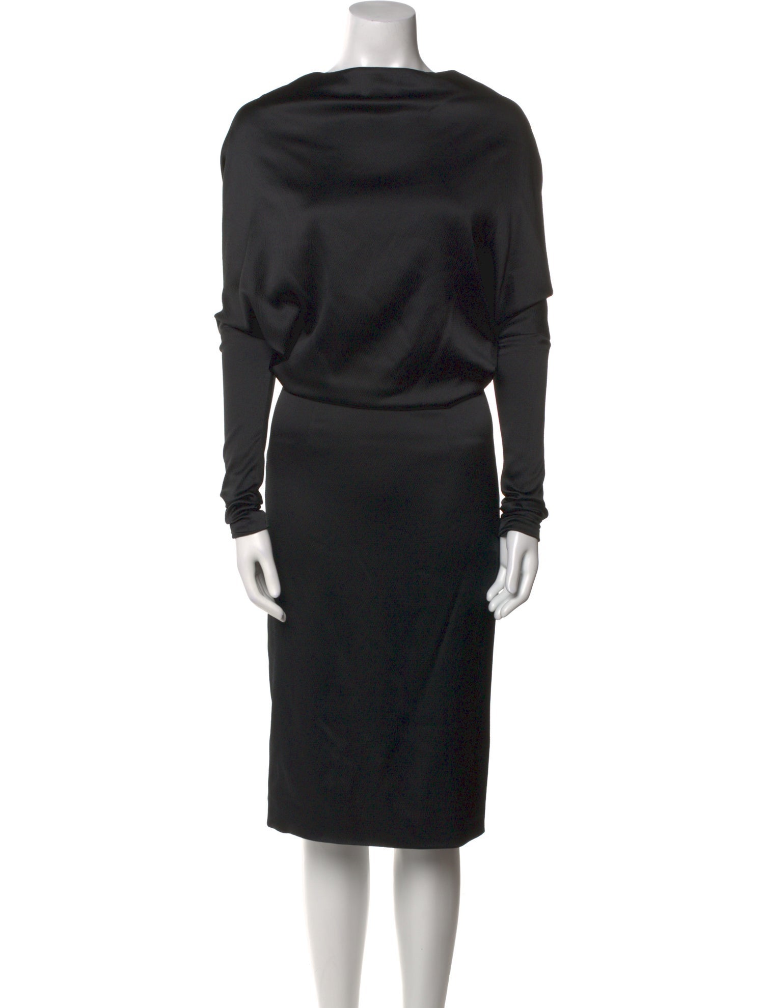 LAPOINTE Silk Midi Length Dress