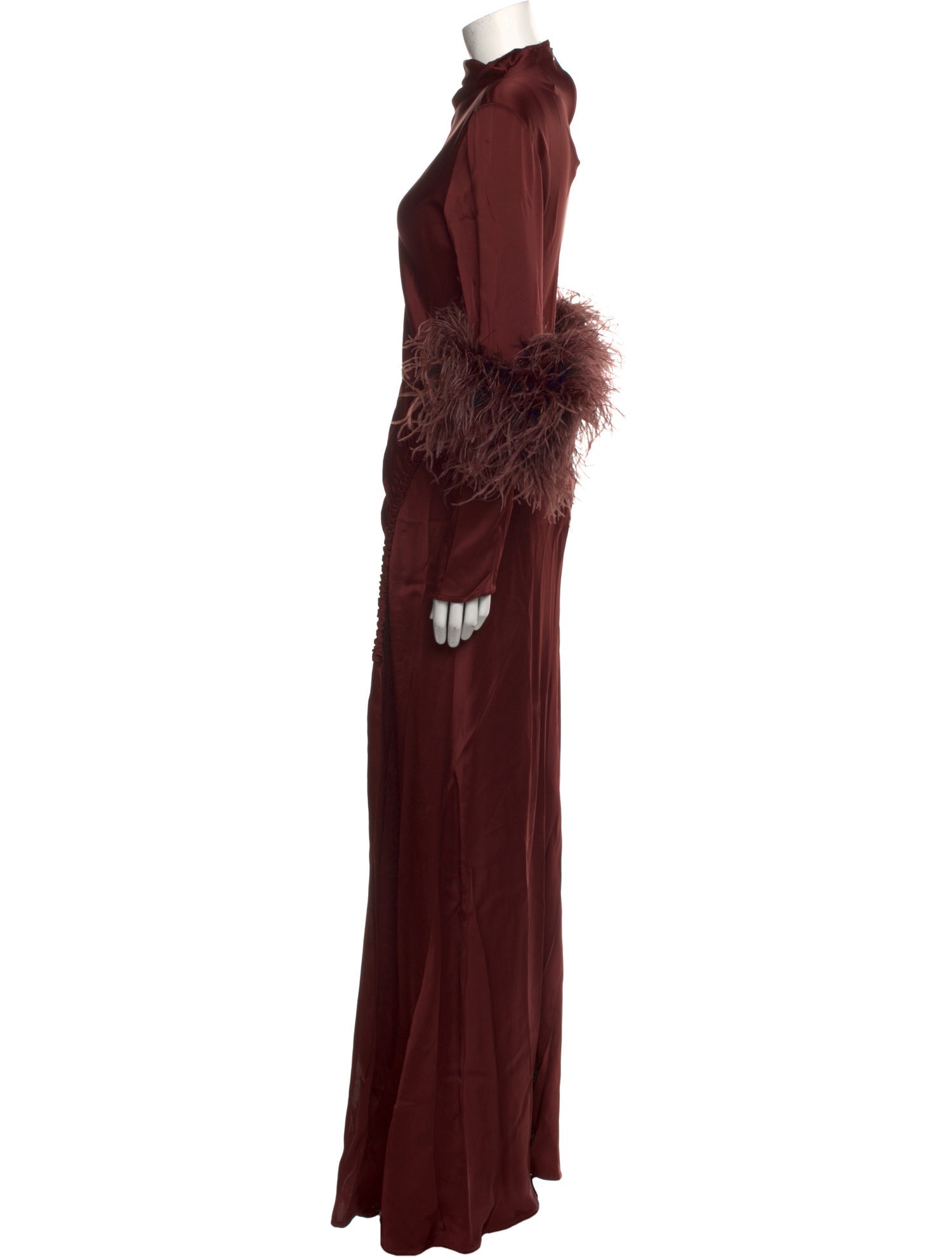 LAPOINTE Turtleneck Long Dress