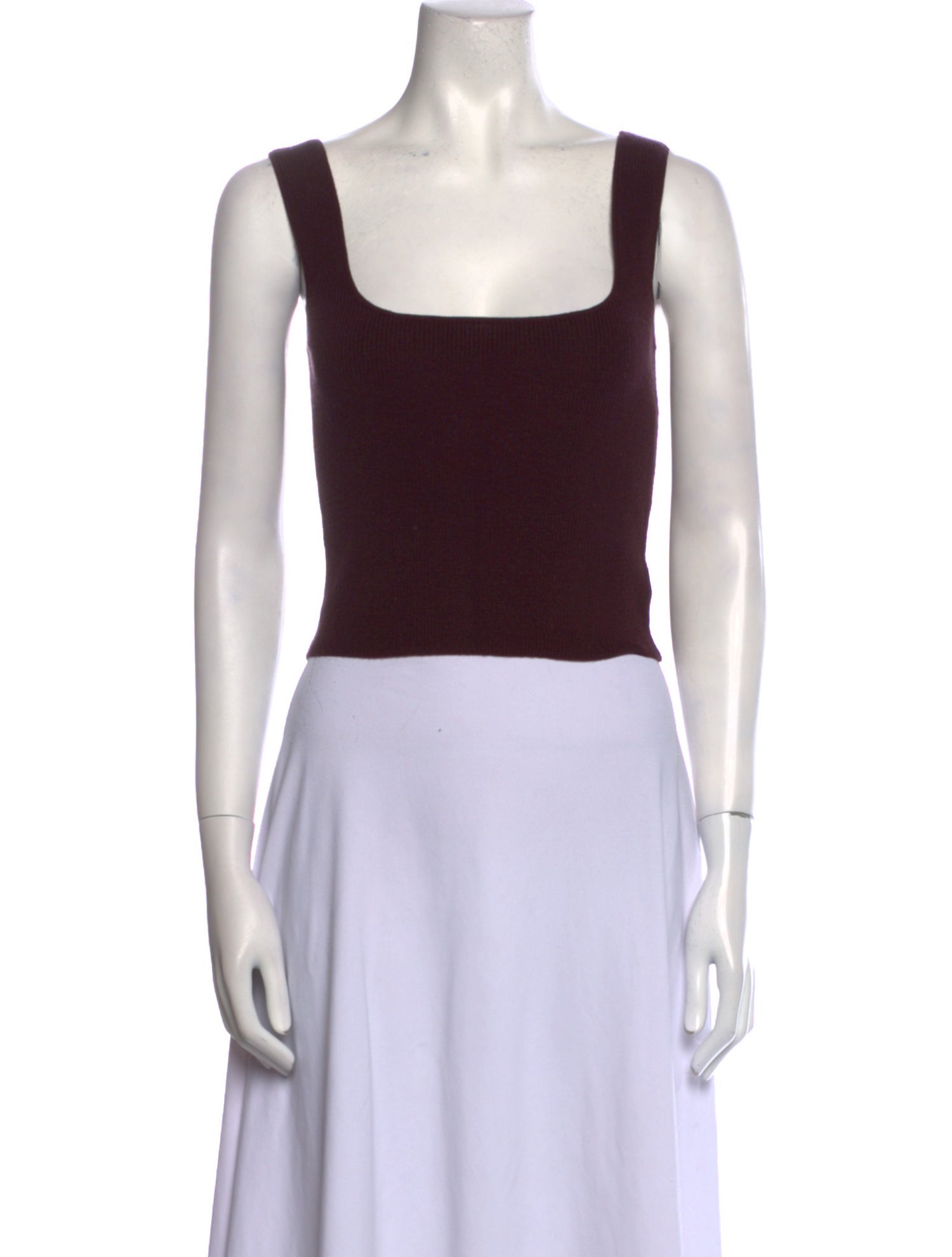 LAPOINTE Merino Wool Square Neckline Crop Top w/ Tags