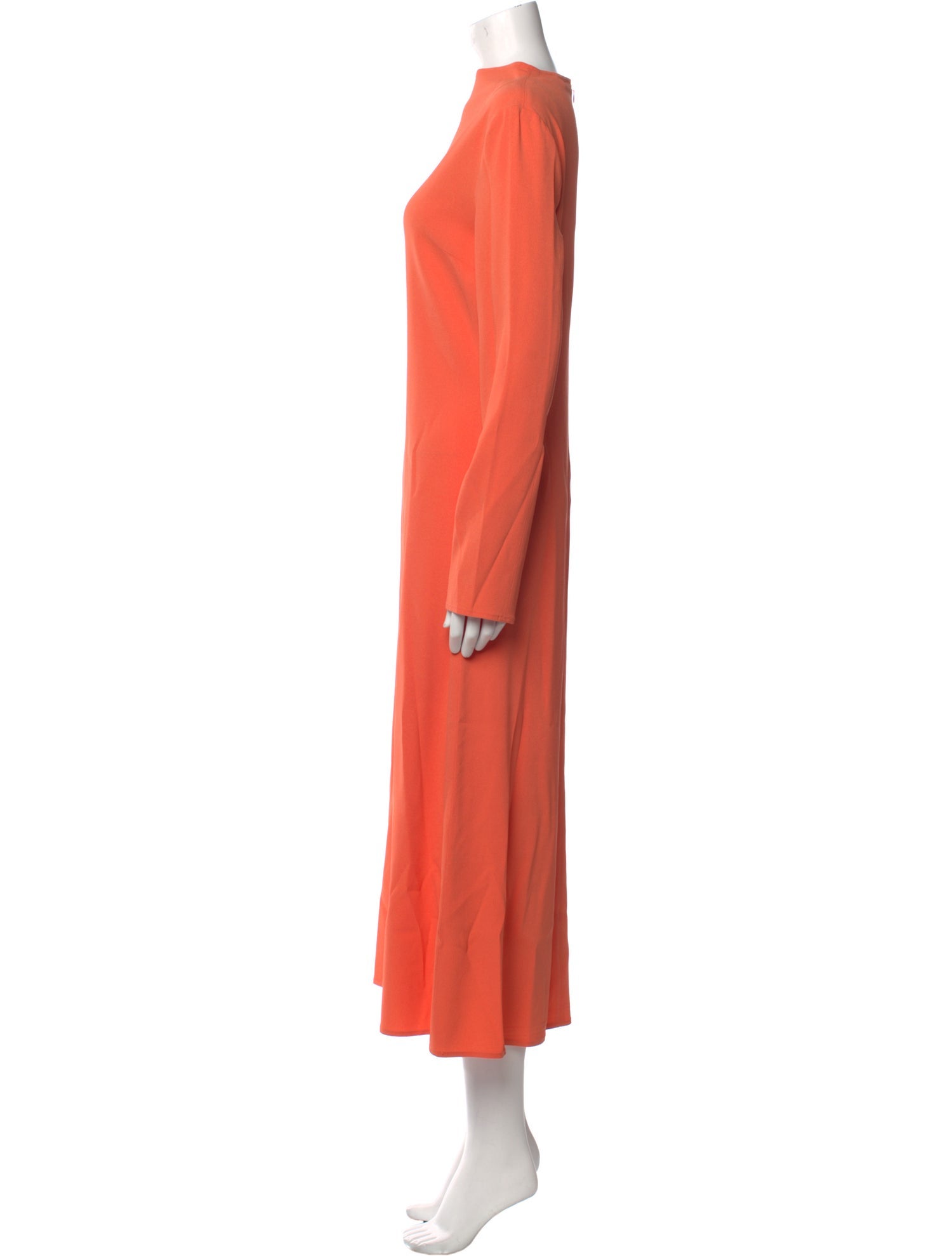 LAPOINTE Mock Neck Long Dress