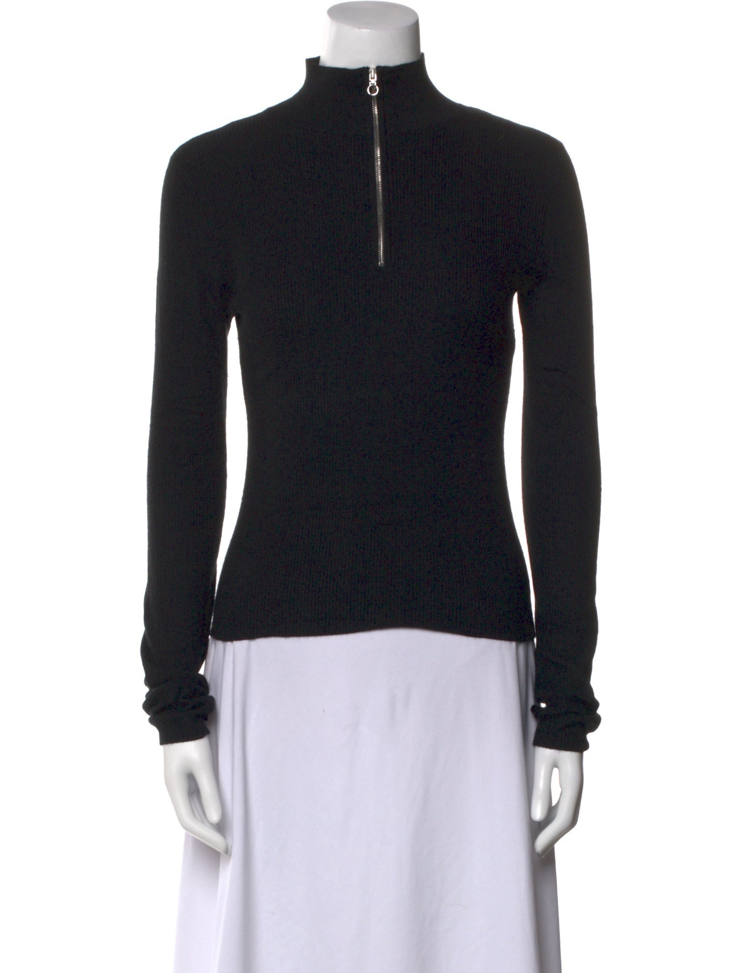 LAPOINTE Cashmere Mock Neck Sweater