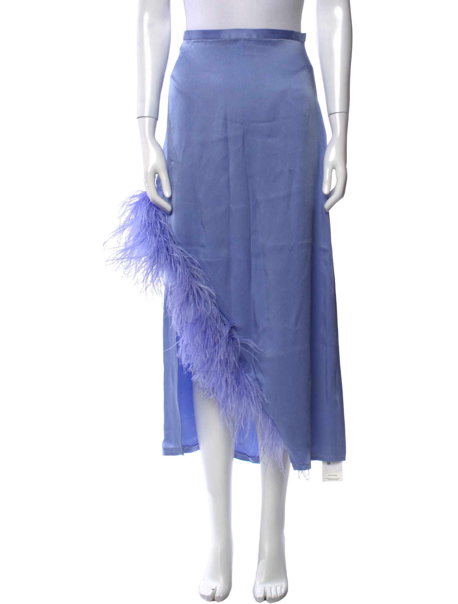 LAPOINTE Pleated Accents Midi Length Skirt