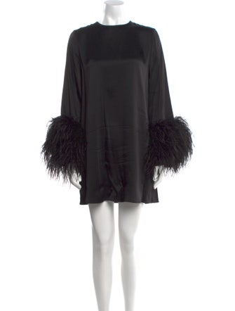 LAPOINTE Crew Neck Mini Dress