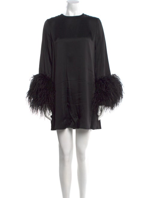 LAPOINTE Crew Neck Mini Dress