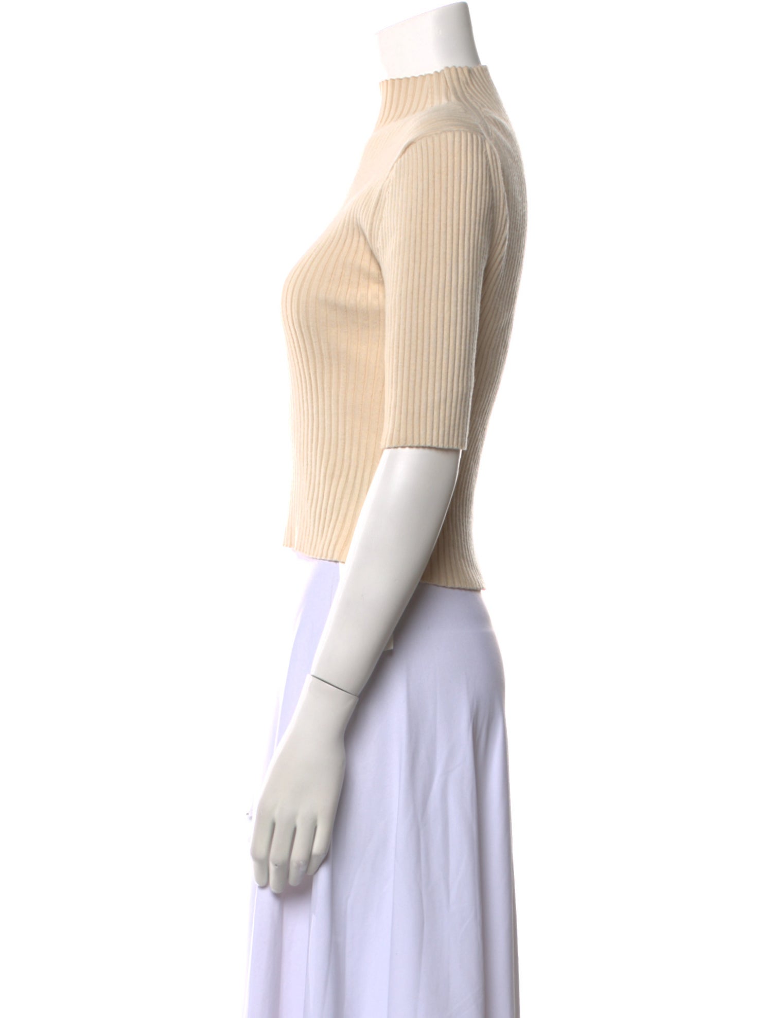 LAPOINTE Cashmere Mock Neck Sweater