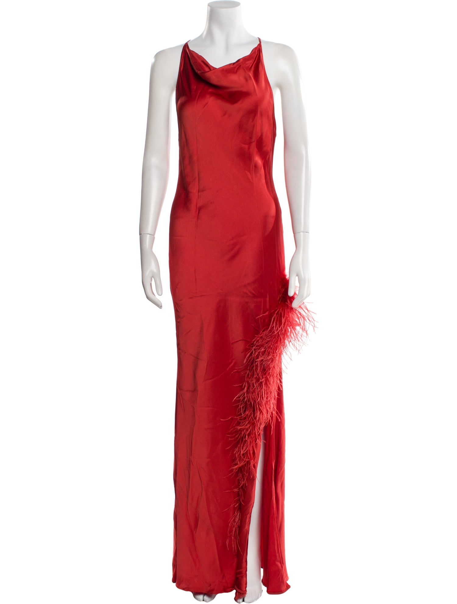 LAPOINTE Cowl Neck Long Dress