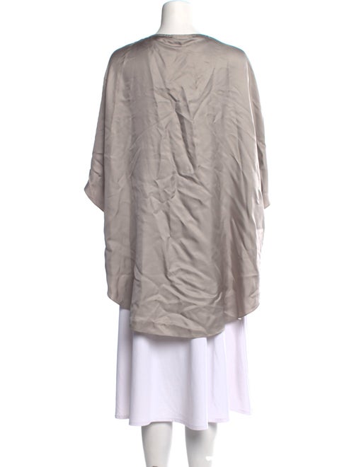 LAPOINTE Scoop Neck Three-Quarter Sleeve Tunic