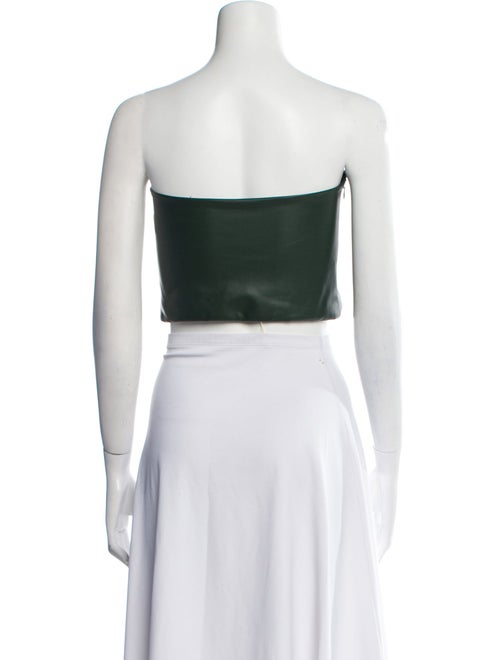 LAPOINTE Strapless Crop Top